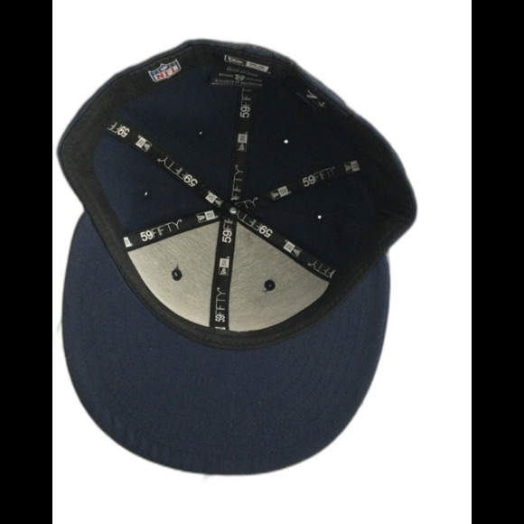 New Era Cap Hat Unisex Size 7 1/4” Color Navy Denver Broncos Fitted Baseball - Picture 7 of 7